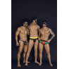 CandyMan String Police avec menottes Noir